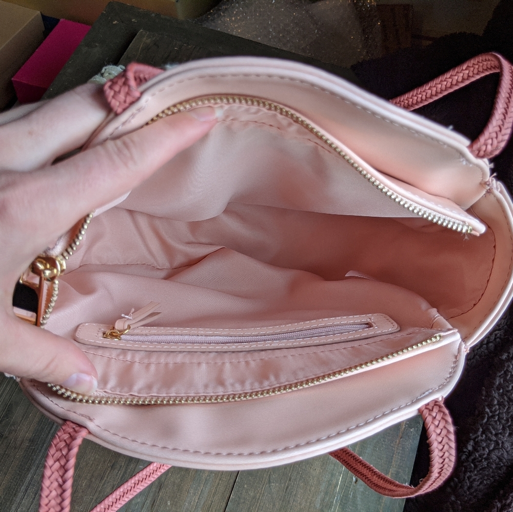Blush Pink Round Purse - Picture 4 of 8